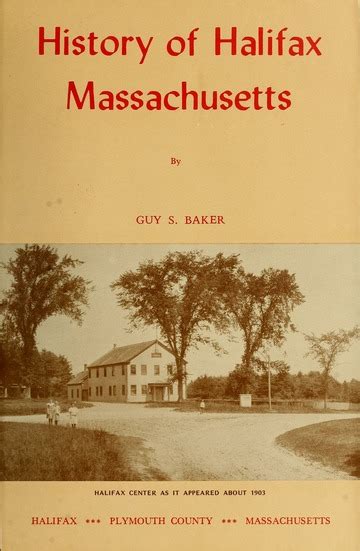 History of Halifax, Massachusetts : Baker, Guy S. - Archive