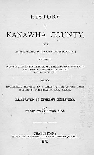 History of Kanawha County Digital Pitt