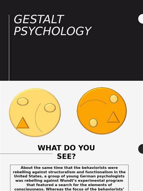 History of gestalt psychology. .  Scroll to "History settings.  You can a...