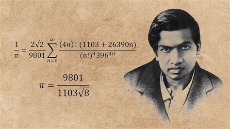 History of mathematician ramanujan formulas