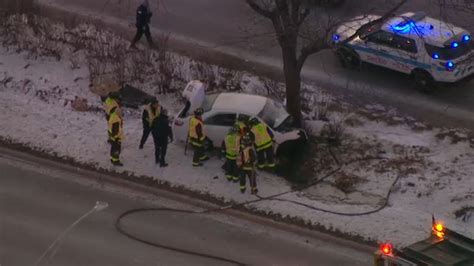 Hit-and-run crash along Lake Shore Drive leaves woman hospitalized