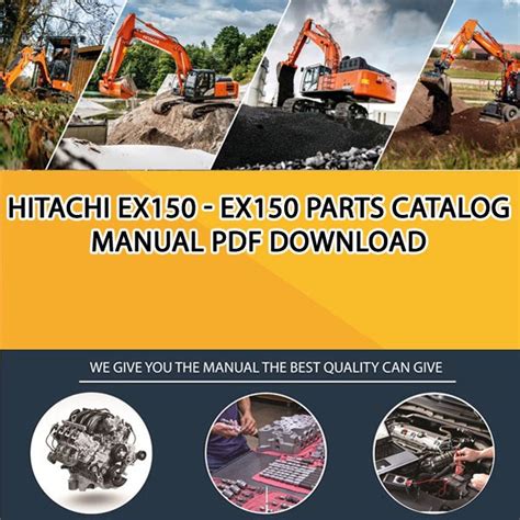 Hitachi ex150 1 parts service repair workshop manual. - John deere 110 tlb operators manual.