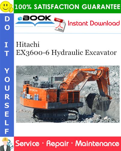 Hitachi ex3600 6 excavator service manual set. - Vw polo 1 6 d manuale di riparazione.