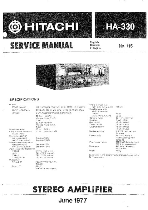 Hitachi ha 330 manuale di servizio. - By john s mead volvo 850 service and repair manual haynes service and repair manuals hardcover.