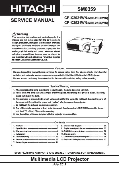 Hitachi hdpj52 multimedia lcd projector service manual. - Manual de usuario del lg optimus l7.