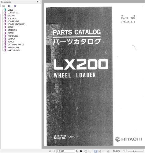 Hitachi lx200 wheel loader parts catalog manual. - Bmw serie 5 2015 manuale d'uso e60.