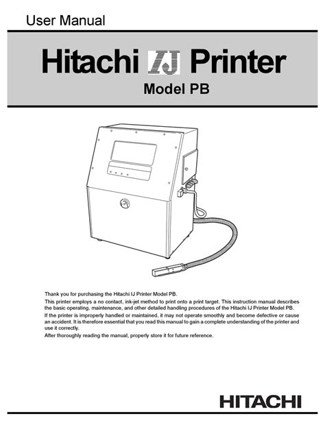 Hitachi pb inkjet printer technical manual. - Wefabcc2ep wastewater operators guide to preparing for the certification examination.