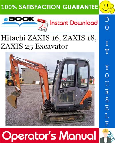 Hitachi zaxis 16 18 25 excavator operators manual. - Arburg practical guide to injection moulding.