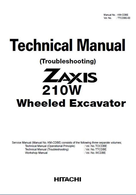 Hitachi zaxis 210w weeled excavator troubleshooting technical service manual. - Manuale della rotopressa john deere 580.
