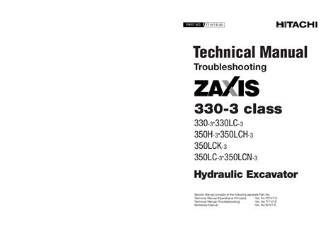 Hitachi zaxis 330 3 350 3 klasse hydraulikbagger service reparatur werkstatt handbuch download. - Sagesse et illusions de la philosophie..