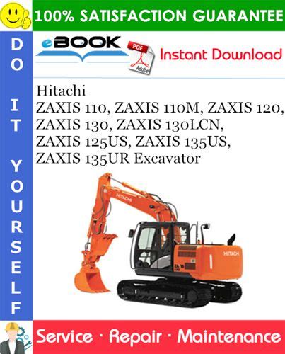Hitachi zaxis zx 110 110m 120 130 130lcn 125us 135us 135ur bagger service handbuch set. - Xg 95 ford falcon ute workshop manual.