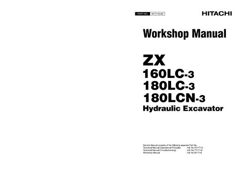 Hitachi zaxis zx 160lc 3 180lc 3 180lcn 3 excavator service repair manual instant. - Cummins qsc8 3 and qsl9 operation maintenance manual.