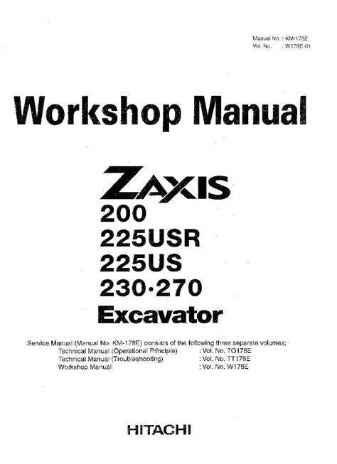 Hitachi zaxis zx200 200 225usr 225us 230 270 excavator workshop service repair manual. - Aprenda microsoff visual c   6.0 ya.