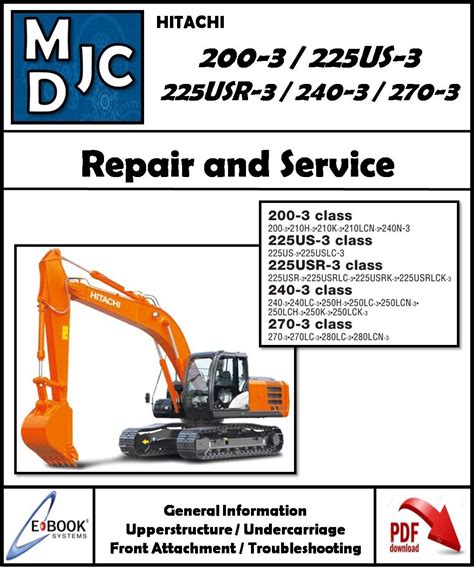 Hitachi zaxis zx200 200 225usr 225us 230 270 manuale di riparazione per officina escavatore. - Da mahadewa buku 1 73 tony wong.