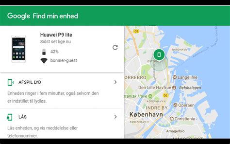 Hitta min telefon google