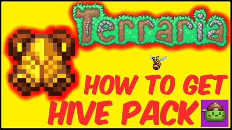 Portable Hive: Crafted at the Tinkerer's Workshop. Bees become enhanced and very aggressive. Summons up to five enhanced bees to attack foes. Damage is based on defense and summoner values. Toggle visibity to enable/disable the agressive bee movement. Effects of the Hive Pack and Honey Comb, and all bees do more damage.