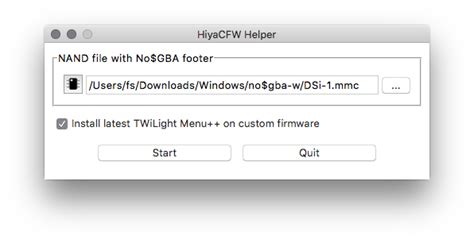 Hiyacfw helper error.  I've been following the https://dsi. This triggers the...