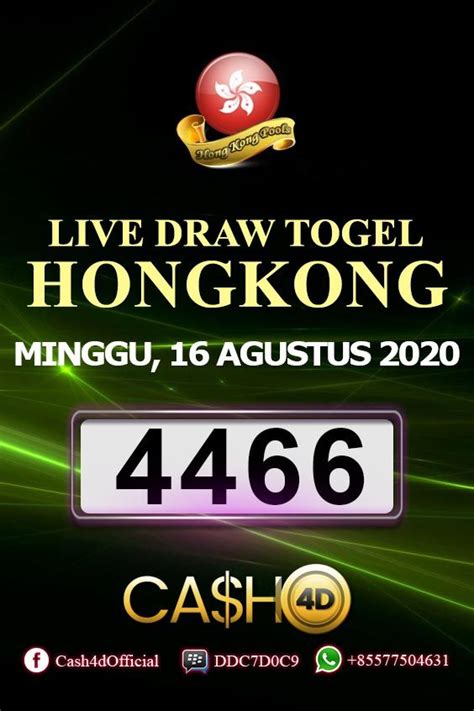 Hkg 2019 hari ini keluar prediksi hari.