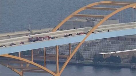 Hoan bridge jumper today. Traffic streams southbound over the Sunshine Skyway bridge in July 2021, shortly after suicide prevention fencing was completed. The Skyway on Tuesday saw its first suicide in 19 months, a ... 