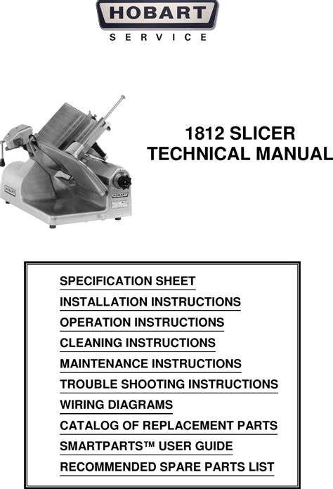 Hobart and slicer and repair and manual. - Amphibian cessna 208 caravan flight manual.