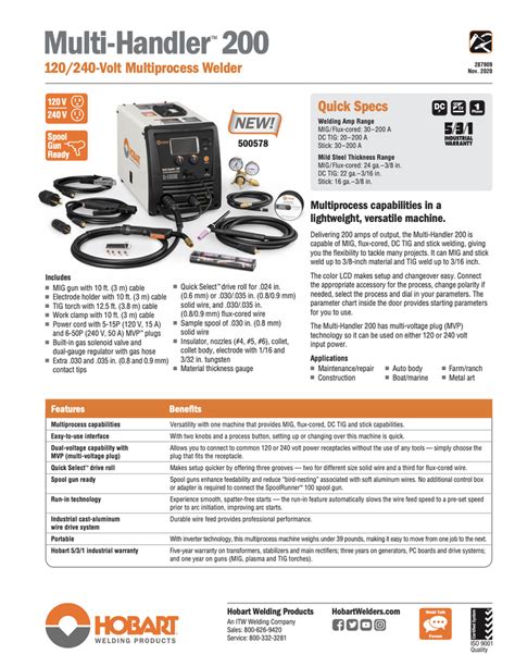 Hobart Multi-Handler 200 Manuals & User Guides. User Manuals, Guides and Specifications for your Hobart Multi-Handler 200 Welding System. Database contains 2 …. 