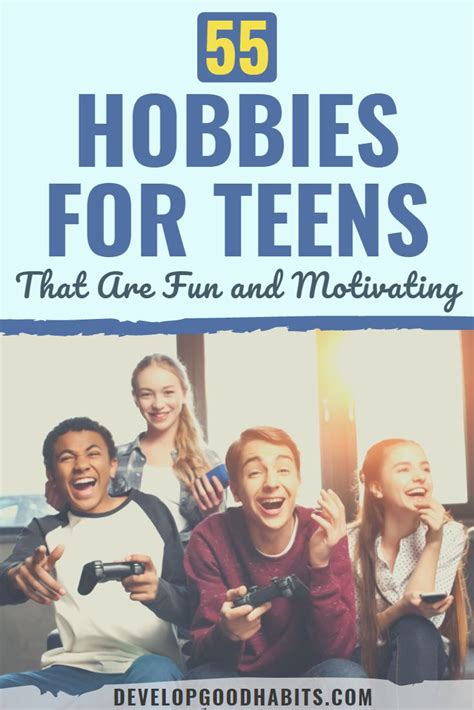 Hobbies for teenagers. Hobbies are a great way for teens to form an identity outside their family. And hobbies that take place after school hours can be even better. They also give teenagers a chance to forge their own path outside of the watchful eye of parents and teachers. While in school, teachers act as an extension of the family. 