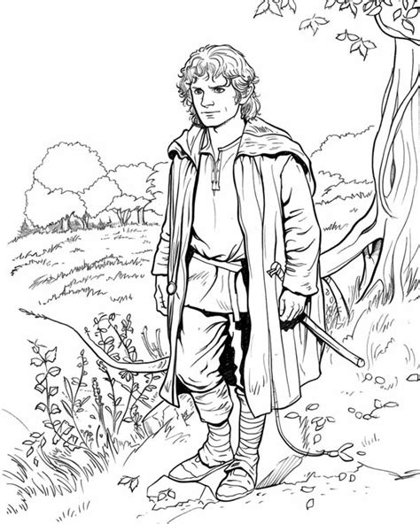 Hobbit Coloring Page