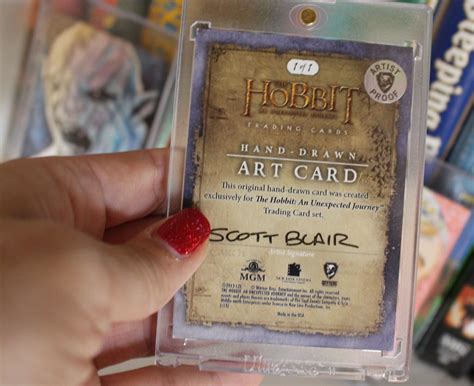 Hobbit Trading Cards, Autos, Sketches at Rich