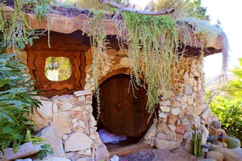Hobbit house san diego. This fantasy dwelling was inspired by none other than J.R.R. Tolkien's, "The Hobbit". Equipped with an iconic round door, natural rock walls and be... Secluded Hobbit House … 