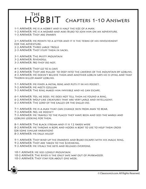 Hobbit novel study guide answer key. - Definitive guide to excel vba 2nd edition.