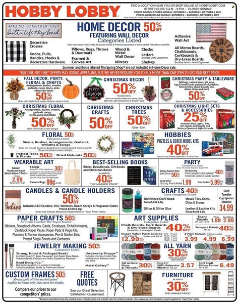 Hobby Lobby in Mentor Weekly Offers & Weekly Ads April 2024