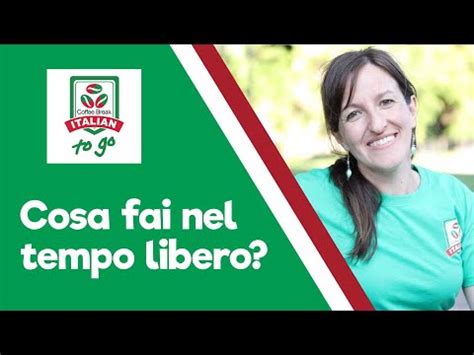 Hobby TEMPO LIBERO video italiano pe…: English ESL video lessons