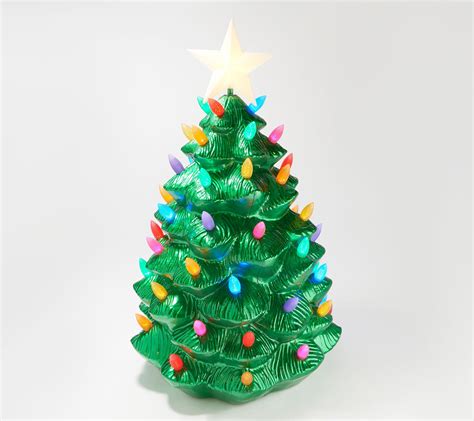 The outdoor friendly Blow Mold Nostalgic Tree by Mr. Christmas brings back a classic Christmas tradition that is perfect for your porch, foyer, or anywhere that needs a touch of holiday cheer. Measuring 3-ft tall, this metallic green nostalgic tree accented with vintage bulbs brings back happy memories of Christmas past. Illuminated from inside .... 
