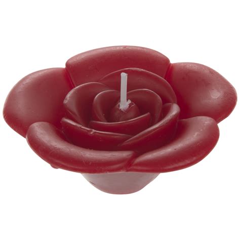 Use this Rose Floating Candle to add a beautiful ambience to weddings, dinner parties, and other special occasions. With a burn time of four to five hours, this easy-to-coordinate, unscented candle will float in a decorative bowl of water. Sprinkle rose petals to add an elegant touch, or go for a modern, minimalist look and let the candle take the stage! . 