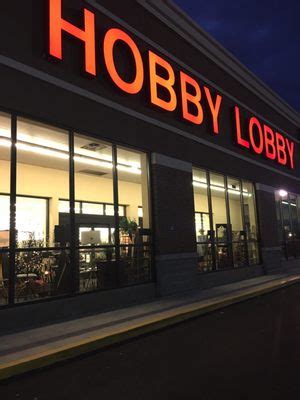4279 Lien Road. Madison, WI 53704. (608) 240-9207. Open today 9:00 AM - 8:00 PM. Get Directions. View details. Founded in 1972, Hobby Lobby is one of the largest arts and crafts retailers in the USA - if not the world- with over 950 stores. Your local store has a vast selection of products to explore including home décor, fabrics and sewing ...