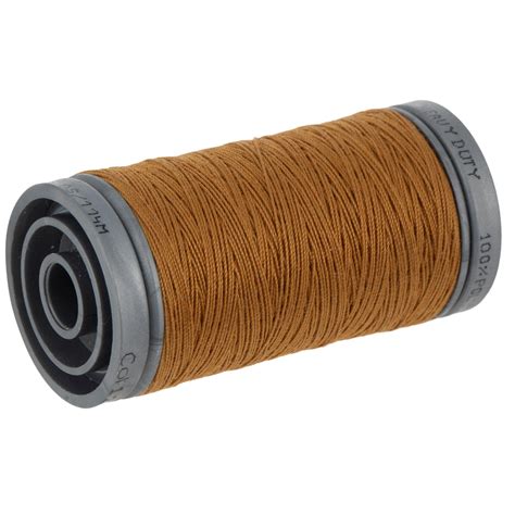 Hobby lobby heavy duty thread.  The polyester allows the thread to stretc...