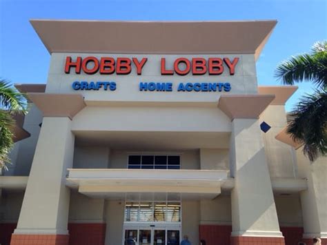 Hobby Lobby. Hobby & Model Shops Arts & Crafts Supplies Home Decor. Website. 52 Years. in Business. Amenities: Wheelchair accessible (239) 732-9622. View all 2 Locations. 9955 Triangle Blvd. ... From Business: Your complete Hobby shop.Sunny Hobbies is a full service Hobby Shop serving the Naples, FL and surrounding areas.