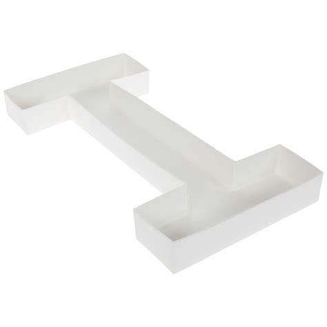 Hobby lobby white letter tray. Spell out the fun with this White Letter Tray! This tray is made of thick, rigid cardstock that boasts a matte white finish and is shaped like a letter. Its exterior can be left blank or embellished with stickers, markers, paper crafts, and more. Use it at your next party to spell out a word or phrase that&#39;s filled with goodies! 