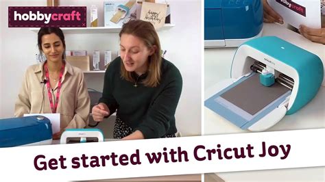 Hobbycraft LIVE: Getting Started with the Cricut Joy - YouTube