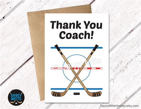 Hockey Coach Cards, Greeting Cards & More Zazzle