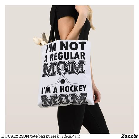 Hockey Mom Tote Bags Zazzle