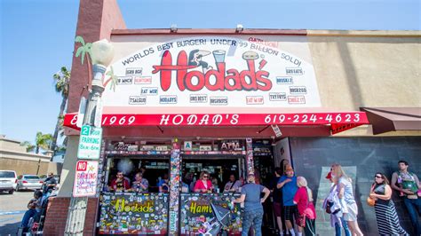 Hodad's in san diego. Delivery & Pickup Options - 200 reviews of Hodads - Petco Park "Hodad's In Petco Park! On the first base side of the main Concourse section 105. $9.75 for a single cheese burger basket (w/ fries) is only $2.50 more than their other downtown location. $9.00/$10.00 (20oz lrg?) for a craft beer. Mixed drink menu (8oz) and sodas, also. FYI the lower (stair entrance) floor is less … 