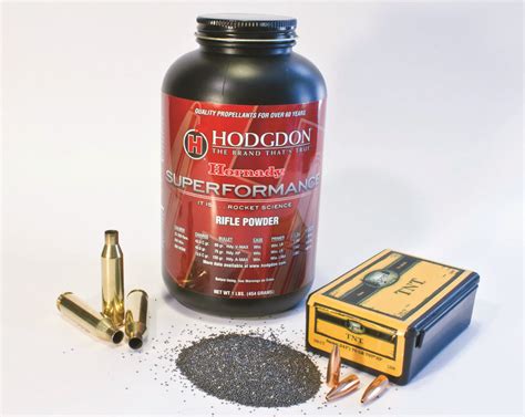 Never begin loading with the maximum powder charge shown in these reloading data tables, regardless of your experience. ... Hodgdon, 4350, 100,0, 94,9. IMR, 4831 .... 