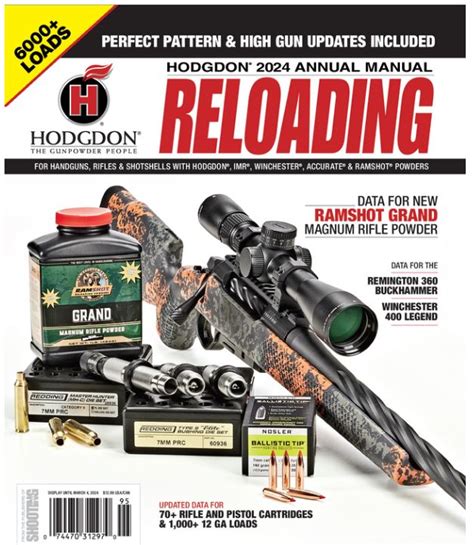 Hodgdon reloading manual pdf.  Ballistic data shown in this manual was obtain...