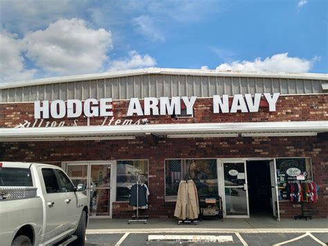 Hodge Army Navy, 1477 Roswell Rd 300, Marietta, GA 30062. Hodge Army Navy is your family owned military surplus store in Marietta, GA. For more than 65 years, we have had the areas best selection of new and used military merchandise and outdoor gear. Our large selection includes military uniforms, military boots, insignia, tactical gear, self-defense …. 