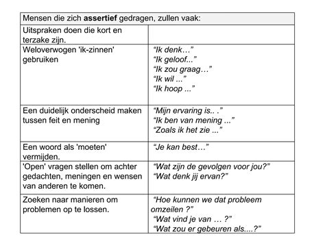 Hoe kan ik assertiviteit trainen