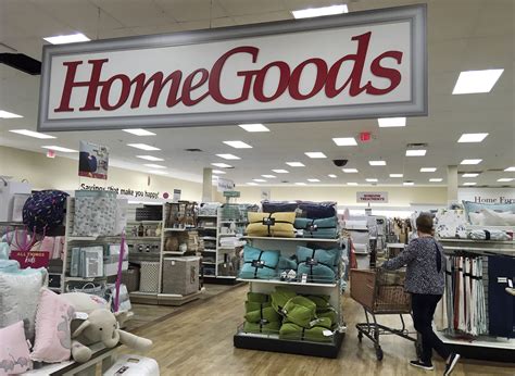  HomeGoods stores offer an ever-changing selection of unique home fashions in kitchen essentials, rugs, lighting, bedding, bath, furniture and more all at up to 60% off department and specialty store prices every day. 