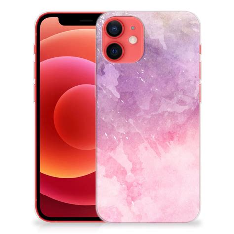 Hoesje Apple iPhone 6 6s Pink Purple Paint B2C Telecom