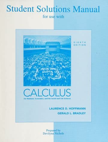 Hoffmann applied calculus 8th edition solution manual. - Recueil historique des chevaliers de l'ordre de saint-michel.