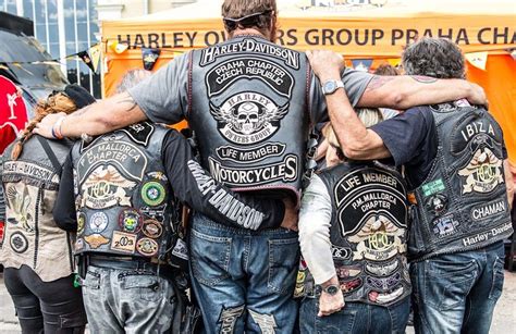 Hog group harley. H.O.G. Rocker Patches. Each year the Harley Owners Group enjoy their meets and rides whilst each member is awarded with a yearly rocker for each year they remain a member. These unique rockers are amazing to look at with their superb detailed embroidery. All HOG patches are acquired from HOG Chapter members and are all in new condition. 